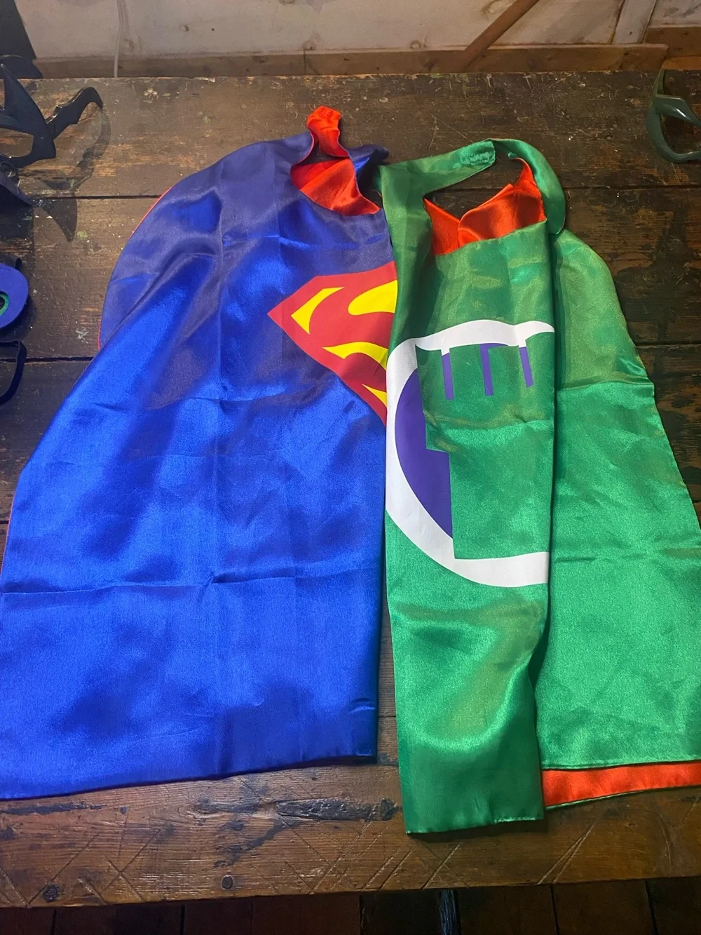 Superhero Dress Up Costume Lot Batman Spider-Man Hulk Superman Flash Masks Capes